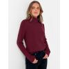 imageANRABESS Womens Turtleneck Long Sleeve Sweater Tops Casual Soft Knit Fit Lightweight Basic Pullover 2025 Fall Work OutfitsWine Red