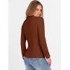 imageANRABESS Womens Turtleneck Sweaters 2025 Fall Long Sleeve Lightweight Ribbed Knit Fitted Pullover Sweater Tops Winter OutfitsAuburn