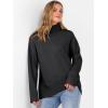 imageANRABESS Womens Turtleneck Sweaters Long Sleeve Oversized Chunky Knit High Low Hem Pullover Sweater Top 2025 Fall OutfitsBlack