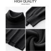 imageANRABESS Womens Turtleneck Sweaters Long Sleeve Oversized Chunky Knit High Low Hem Pullover Sweater Top 2025 Fall OutfitsBlack