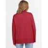 imageANRABESS Womens Turtleneck Sweaters Long Sleeve Oversized Chunky Knit High Low Hem Pullover Sweater Top 2025 Fall OutfitsRed