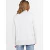 imageANRABESS Womens Turtleneck Sweaters Long Sleeve Oversized Chunky Knit High Low Hem Pullover Sweater Top 2025 Fall OutfitsWhite