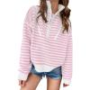 Striped White Light Pink