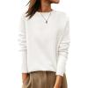 imageANRABESS Womens 100 Wool Sweaters Cashmere Crewneck Long Sleeve Work Business Casual Basic Sweater Tops 2025 Fall OutfitsBeige