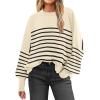 Beige Stripe Black