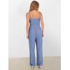 imageANRABESS Jumpsuits for Women 2025 Summer Dressy Spaghetti Strap Ribbed V Neck Wide Leg Overalls Flowy Romper Jumpers OutfitsDusty Blue