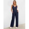 imageANRABESS Jumpsuits for Women 2025 Summer Dressy Spaghetti Strap Ribbed V Neck Wide Leg Overalls Flowy Romper Jumpers OutfitsNavy Blue