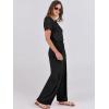 imageANRABESS Jumpsuits for Women Short Sleeve Wide Leg Casual Summer One Piece Jumper Rompers 2025 Beach Vacation Travel OutfitsBlack
