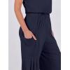 imageANRABESS Jumpsuits for Women Short Sleeve Wide Leg Casual Summer One Piece Jumper Rompers 2025 Beach Vacation Travel OutfitsNavy Blue