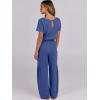 imageANRABESS Jumpsuits for Women Short Sleeve Wide Leg Casual Summer One Piece Jumper Rompers 2025 Beach Vacation Travel OutfitsRoyal Blue