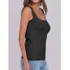 imageANRABESS Tank Tops for Women 2025 Summer Square Neck Rib Knit Sleeveless Basic Slim Fit Shirts Casual Top Trendy OutfitsBlack