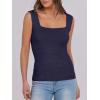imageANRABESS Tank Tops for Women 2025 Summer Square Neck Rib Knit Sleeveless Basic Slim Fit Shirts Casual Top Trendy OutfitsNavy Blue