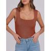 imageANRABESS Tank Tops for Women 2025 Summer Square Neck Rib Knit Sleeveless Basic Slim Fit Shirts Casual Top Trendy OutfitsRust