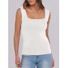imageANRABESS Tank Tops for Women 2025 Summer Square Neck Rib Knit Sleeveless Basic Slim Fit Shirts Casual Top Trendy OutfitsWhite