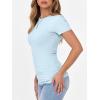 imageANRABESS Women Short Sleeve Crewneck Ribbed Knit Slim Fitted Shirts Summer Tops Basic Tee Casual 2025 Fall Outfits ClothesSky