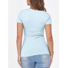 imageANRABESS Women Short Sleeve Crewneck Ribbed Knit Slim Fitted Shirts Summer Tops Basic Tee Casual 2025 Fall Outfits ClothesSky