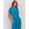 imageANRABESS Women Summer Maxi Dress 2025 Casual Short Sleeve Button Fit ampamp Flare ALine Flowy Spring Long Dresses with PocketsBlue