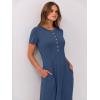 imageANRABESS Women Summer Maxi Dress 2025 Casual Short Sleeve Button Fit ampamp Flare ALine Flowy Spring Long Dresses with PocketsDark Blue
