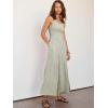 imageANRABESS Womens Jumpsuit Summer Beach Vacation Romper 2025 V Neck Sleevelsee Spaghetti Strap Cutout Linen Wide Leg ClothesGray