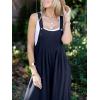 imageANRABESS Womens Jumpsuits Overalls Linen Wide Leg Jumpers Casual Summer Fall Outfits 2025 Beach Vacation Clothes with PocketsNavy Blue