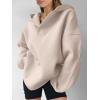 imageANRABESS Womens Oversized Hoodies V Neck Sweatshirts Fleece Long Sleeve Pullover Y2K Clothes 2025 Fall Trendy OutfitsBeige