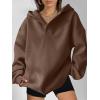 imageANRABESS Womens Oversized Hoodies V Neck Sweatshirts Fleece Long Sleeve Pullover Y2K Clothes 2025 Fall Trendy OutfitsCoffee