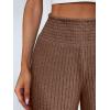imageANRABESS Womens Ribbed Knit Lounge Pajama Pants Casual Elastic High Waist Loose Wide Leg Pants 2025 Fall Comfy PJ BottomsBrown