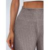 imageANRABESS Womens Ribbed Knit Lounge Pajama Pants Casual Elastic High Waist Loose Wide Leg Pants 2025 Fall Comfy PJ BottomsCoffee