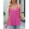 imageANRABESS Womens Sequin Tank Tops Sparkle Glitter Shirts Sexy Party Shimmer Camisole Sleeveless V Neck Summer Going Out VestHot Pink