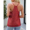 imageANRABESS Womens Sequin Tank Tops Sparkle Glitter Shirts Sexy Party Shimmer Camisole Sleeveless V Neck Summer Going Out VestRed