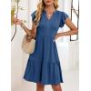 imageANRABESS Womens Summer Casual Mini Dress Ruffle Sleeve V Neck Sundress 2025 Fashion Flowy Tiered Boho Beach Vacation DressesBlue
