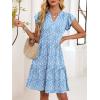 imageANRABESS Womens Summer Casual Mini Dress Ruffle Sleeve V Neck Sundress 2025 Fashion Flowy Tiered Boho Beach Vacation DressesBlue Floral