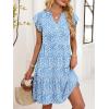 imageANRABESS Womens Summer Casual Mini Dress Ruffle Sleeve V Neck Sundress 2025 Fashion Flowy Tiered Boho Beach Vacation DressesBlue Floral