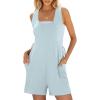 imageANRABESS Rompers for Women 2025 Summer Casual Loose Sleeveless Back Adjustable Jumpsuit Short Overalls Beach Vacation Clothes Light Green Medium