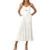 imageANRABESS Womens Jumpsuit Summer Beach Vacation Romper 2025 V Neck Sleevelsee Spaghetti Strap Cutout Linen Wide Leg ClothesOffwhite