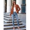 imageANRABESS Women Striped Cardigan Sweaters Button Down Cropped Knit Lady Jackets Coat 2025 Fall Outfits Trendy ClothesRust
