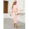 imageANRABESS 2 Piece Skirts Sets For Women Fall Fashion 2025 Striped Sweater Midi Dress Knit Lounge Travel Outfits Winter ClothesBeige