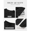 imageANRABESS Lounge Pajama Set for Women 2 Piece Outfit Long Sleeve Knit Henley Top Matching Pant 2025 Fall Travel Sweat ClothingBlack