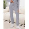imageANRABESS Lounge Pajama Set for Women 2 Piece Outfit Long Sleeve Knit Henley Top Matching Pant 2025 Fall Travel Sweat ClothingGrey