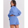 imageANRABESS Women 2 Piece Outfits Sweat Shorts Sets 2025 Oversized Casual Lounge Matching Set Sweatsuit Tracksuit Fall ClothesSky