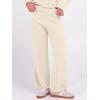 imageANRABESS Womens Pajama Sets Fuzzy Fleece 2 Piece Long Sleeve Sweater Knit Top Wide Leg Pants Lounge Pj Set 2025 Fall OutfitsBeige
