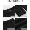 imageANRABESS Womens Pajama Sets Fuzzy Fleece 2 Piece Long Sleeve Sweater Knit Top Wide Leg Pants Lounge Pj Set 2025 Fall OutfitsBlack