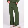 imageANRABESS Womens Pajama Sets Fuzzy Fleece 2 Piece Long Sleeve Sweater Knit Top Wide Leg Pants Lounge Pj Set 2025 Fall OutfitsLawn Green