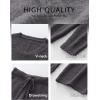 imageANRABESS Womens Pajama Sets Fuzzy Fleece 2 Piece Long Sleeve Tops Wide Leg Pants Lounge Matching Pj Set 2025 Fall OutfitsDeep Grey
