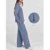 imageANRABESS Womens 2 Piece Lounge Sets Casual Travel Outfits Wide Leg Tracksuit Sweatsuits Matching Set 2025 Fall ClothesBlue