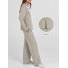 imageANRABESS Womens 2 Piece Lounge Sets Casual Travel Outfits Wide Leg Tracksuit Sweatsuits Matching Set 2025 Fall ClothesLight Grey