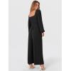 imageANRABESS Womens Long Sleeve Jumpsuit 2025 Fall Wide Leg V Neck Dressy Casual Pants Rompers One Piece Vacation Party OutfitsBlack