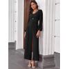 imageANRABESS Womens Long Sleeve Jumpsuit 2025 Fall Wide Leg V Neck Dressy Casual Pants Rompers One Piece Vacation Party OutfitsBlack