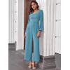 imageANRABESS Womens Long Sleeve Jumpsuit 2025 Fall Wide Leg V Neck Dressy Casual Pants Rompers One Piece Vacation Party OutfitsLake