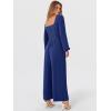 imageANRABESS Womens Long Sleeve Jumpsuit 2025 Fall Wide Leg V Neck Dressy Casual Pants Rompers One Piece Vacation Party OutfitsNavy Blue